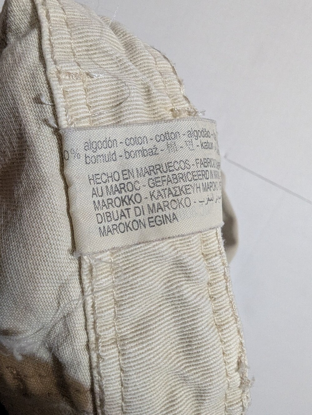 Zara Women’s Beige Cargo Pants Wide Leg Utility Trousers Size 4 EUR 36 - Picture 10 of 13